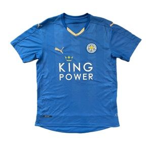 PUMA LEICESTER CITY 'JAMIE VARDY' 2015/16 HOME JERSEY 🦊